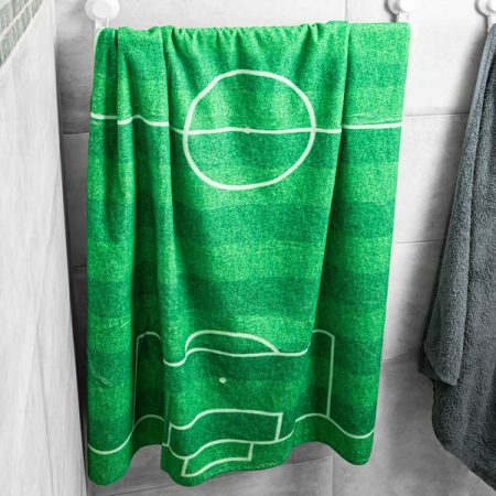 Focipálya strandtörölköző