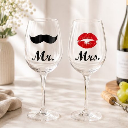 Mr és Mrs borospohár