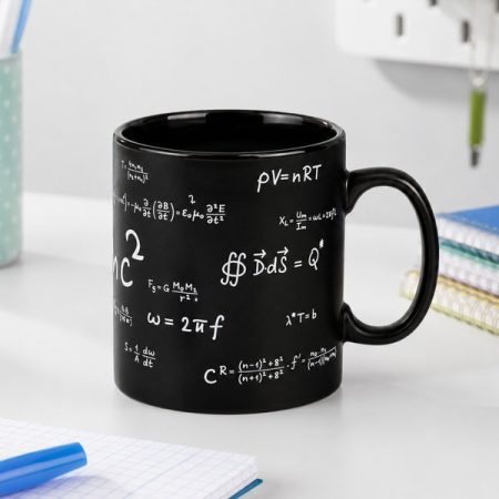 Matematikus óriás bögre - fekete