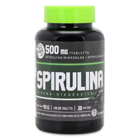 Mannavita SPIRULINA tabletta 500mg étrend-kiegészítő, 180db (2 db)
