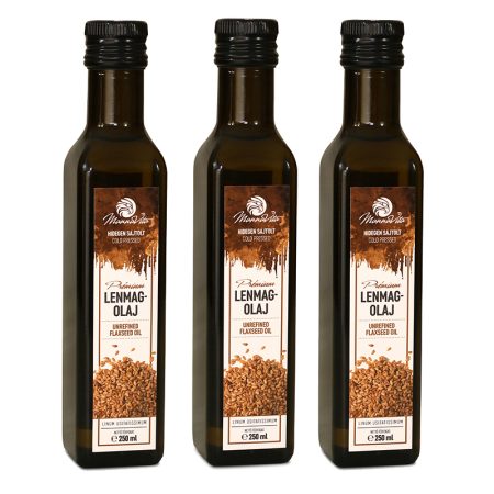 Mannavita Lenmagolaj 100%-os üvegben, 3 x 250ml