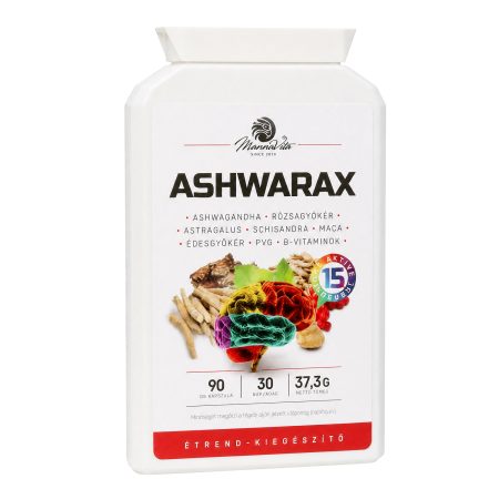 ASHWARAX szorongás, pánik, álmatlanság elleni étrend-kiegészítő, 3 x 90db