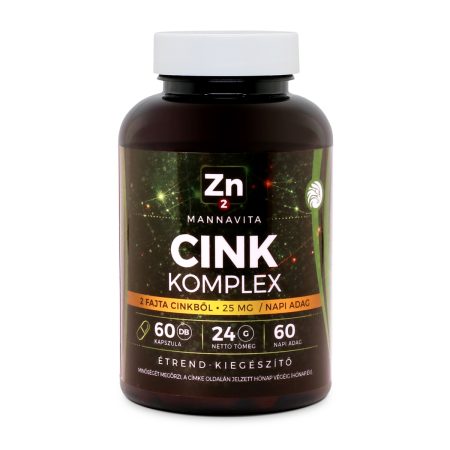 Mannavita Cink komplex 25 mg Forte • 60 db