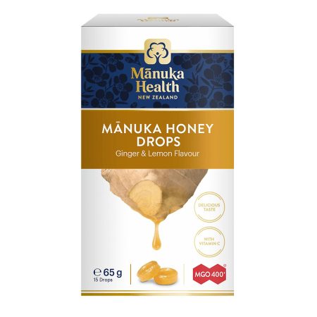 Manuka mézes cukorka Citrom + Gyömbér, 15 db