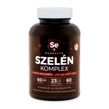 Mannavita Szelén komplex 3 fajta szelénből • 60 db