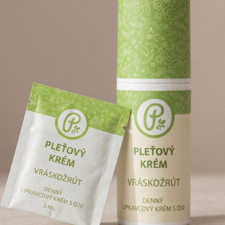 PANAKEIA (Minta) VRÁSKOŽRÚT - nappali krém ragadványfűvel és Q10-zel 2ml