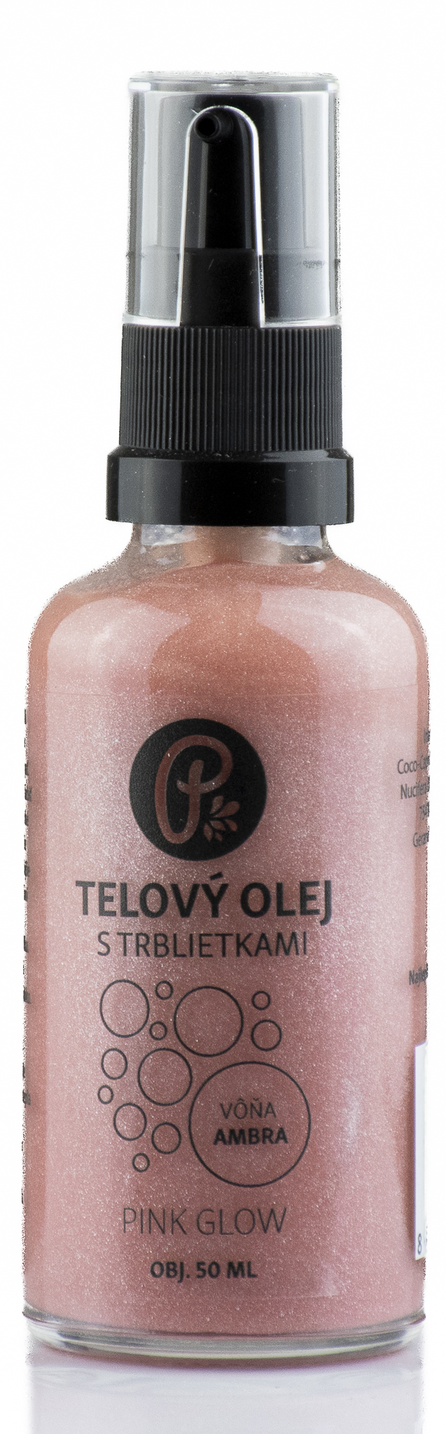 PANAKEIA PINK GLOW - testolaj csillámokkal testre