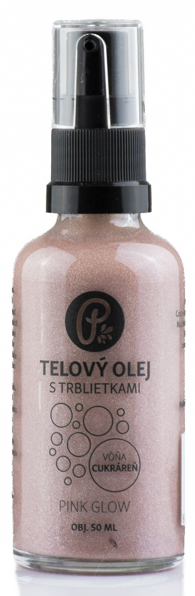 PANAKEIA PINK GLOW - testolaj csillámokkal testre
