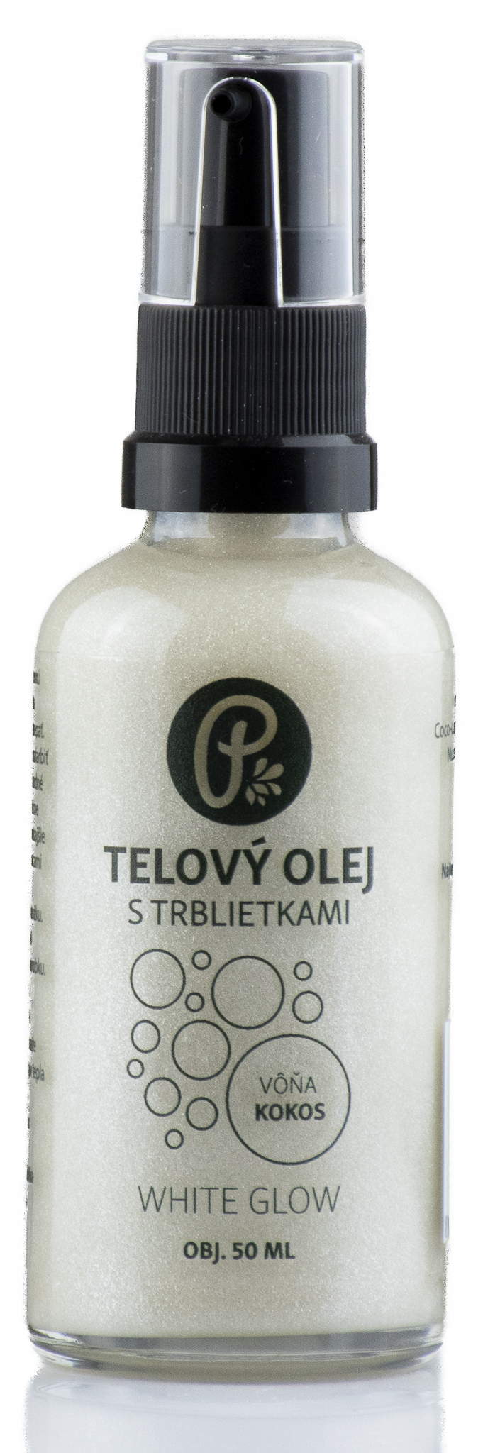 PANAKEIA WHITE GLOW - testolaj csillámokkal testre