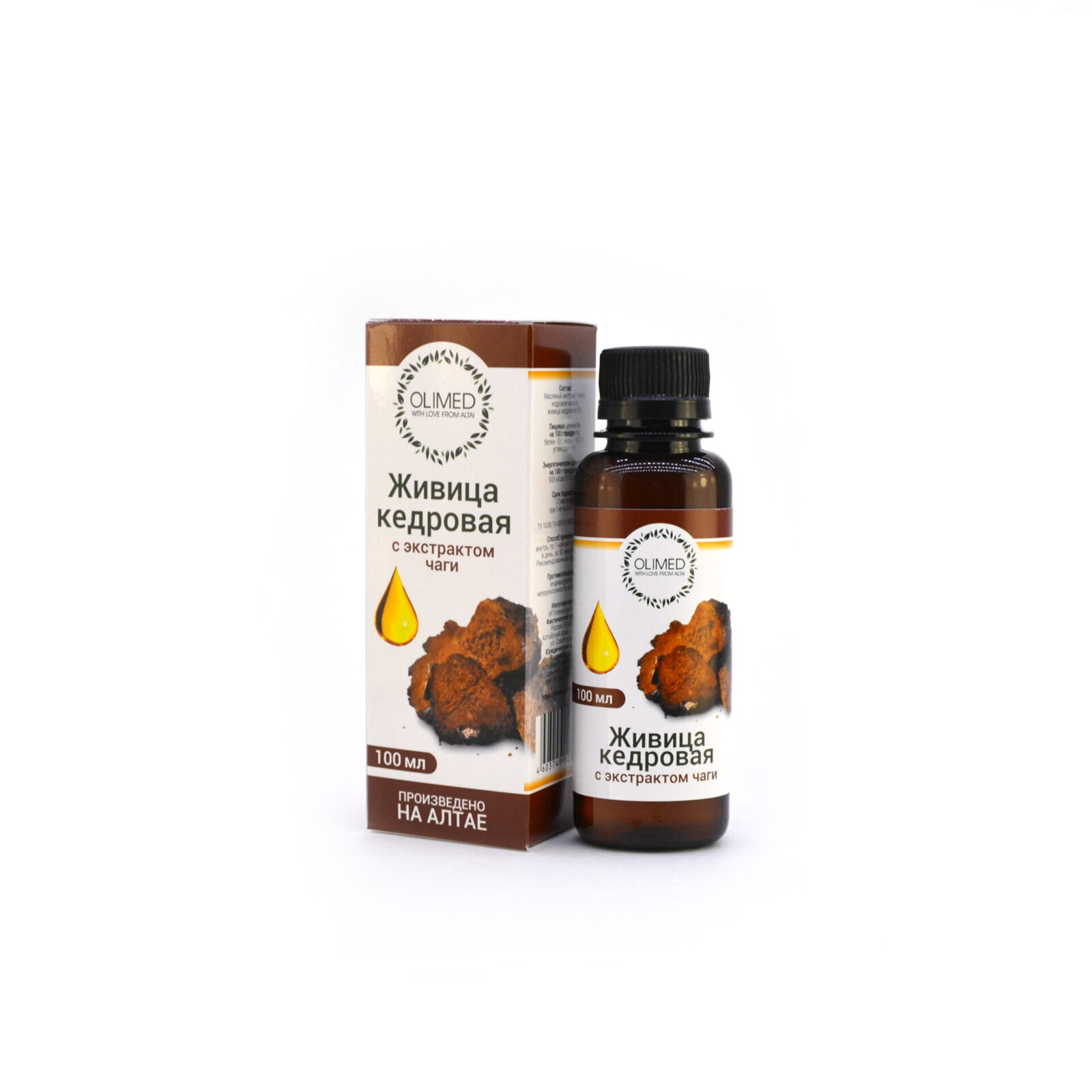 Cédrusolaj 5% cédrusgyantával és csagával 100ml