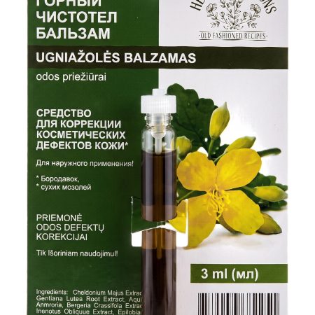 Fecskefű ČISTOTEL szemölcsökre 3ml