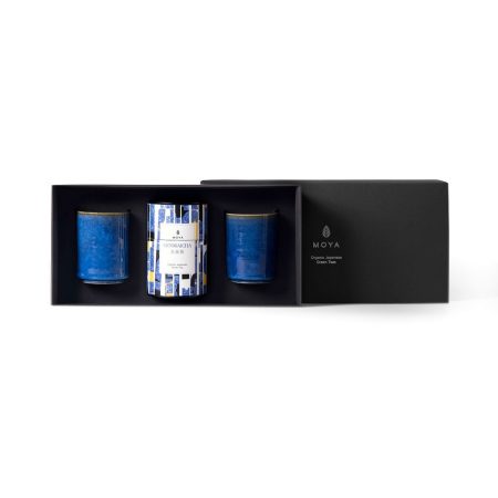 Genmaicha 60 g & 2 Kaze Bögre Organikus Szálas Tea Szett