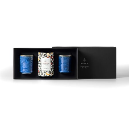 Hojicha 60 g & 2 Kaze Bögre Organikus Szálas Tea Szett