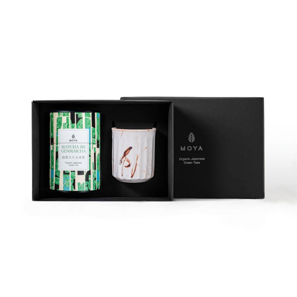 Moya Sato Organikus Szálas Tea Szett - Matcha Iri Genmaicha 60 g