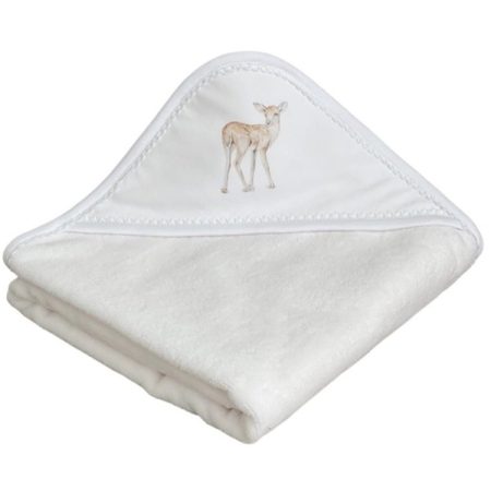 Cotton&Sweets Fawn pamut fürdőlepedő újszülötteknek 80x80 - Vanilla