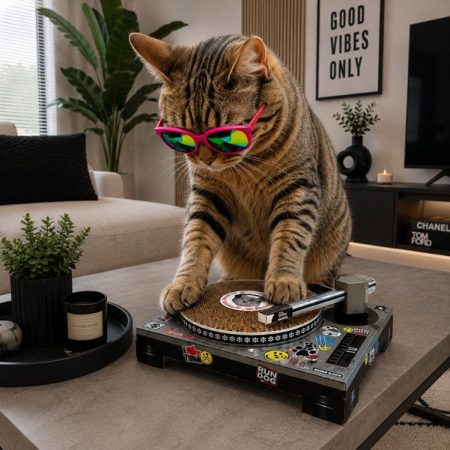 DJ kaparófa macskáknak