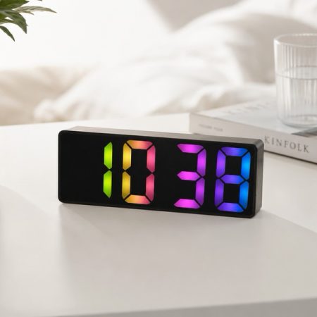 LED óra ébresztővel és színes kijelzővel