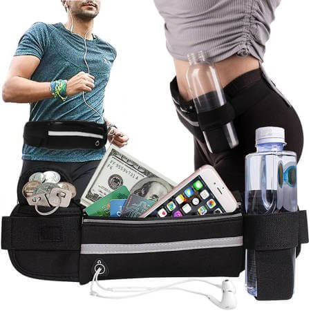 Mobiltartós sport övtáska futáshoz