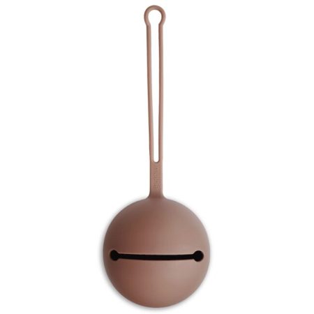 Mushie szilikon cumitartó Cloudy Mauve