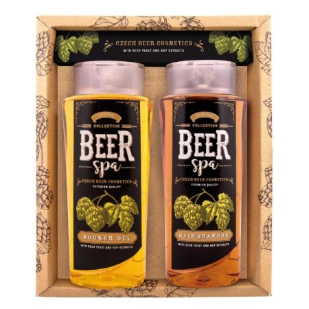 XL Beer Spa sörös kozmetikai ajándékcsomag (tusfürdő, sampon)