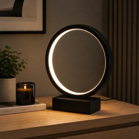 Kör alakú asztali LED lámpa