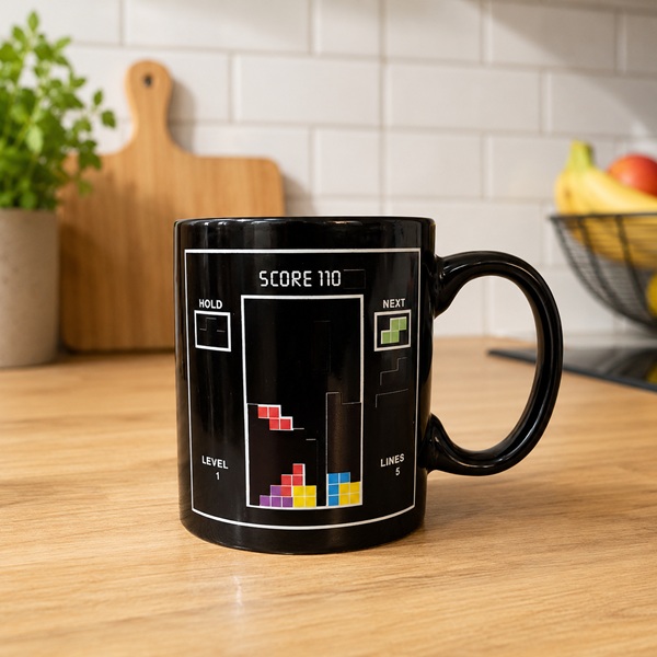 Termoaktív Tetris bögre