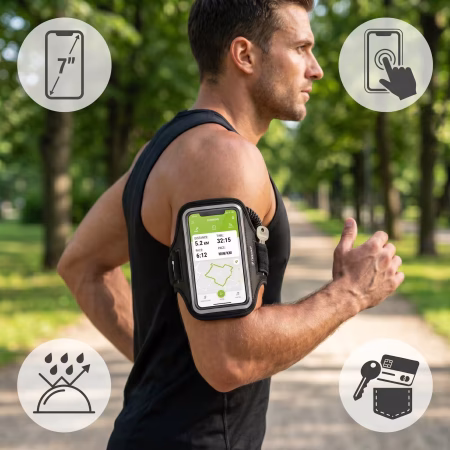 Trizand karpántos telefontok - megbízható társ minden sporthoz - 7" PVC burkolat