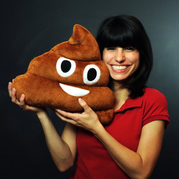 Emoji párna - kaki