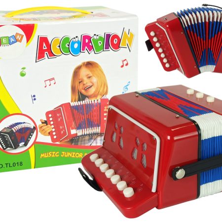 Harmonika egy kis zenésznek piros