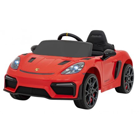 Elektromos Porsche Spyder RS ​​718 piros autó