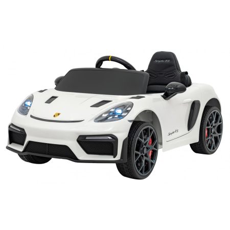 Porsche Spyder RS ​​718 elektromos autó fehérre festve