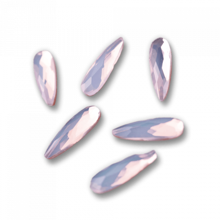 Csiszolt formakő csepp 03 opál pink ()