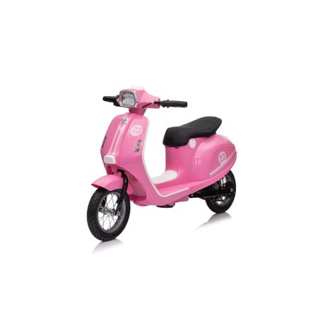 Gyermek elektromos roller Retro 23 rózsaszín