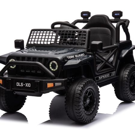 Elektromos játékautó OFFROAD fekete 12V magas alváz