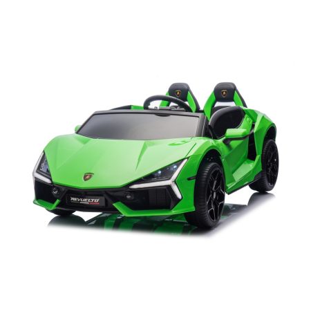 Gyermek elektromos autó Lamborghini Revuelto XL STRONG zöld