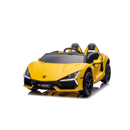 Gyermek elektromos autó Lamborghini Revuelto XL STRONG sárga