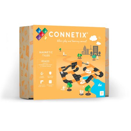 Connetix csempe - Mágneses építőkészlet Rámpák és kereszteződések 16 db