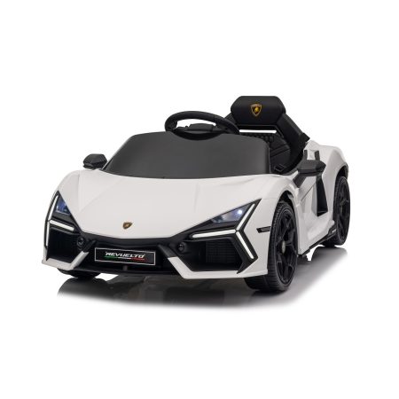 Gyermek elektromos autó Lamborghini Revuelto fehér