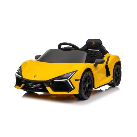 Gyerek elektromos autó Lamborghini Revuelto sárga