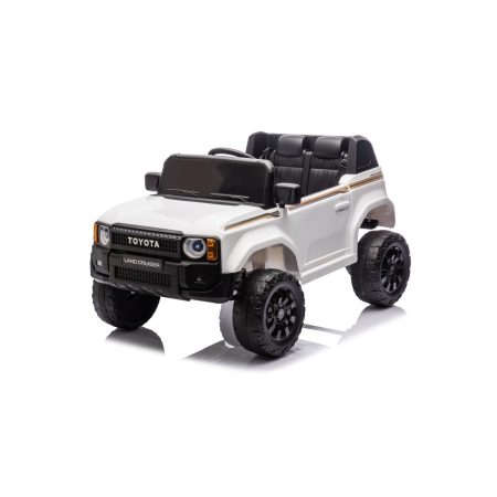 Elektromos játékautó Toyota Land Cruiser PRADO fehér