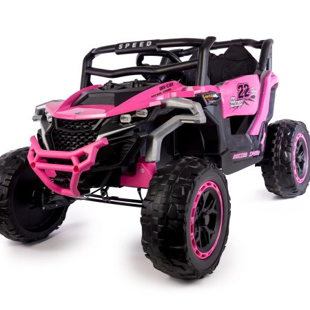 Elektromos játékautó Buggy Racing Speed 22 rózsaszín | 4x4 | 12V10Ah | 180 W | ÉVA | LED | 2