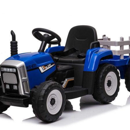 Elektromos traktor iparvágánnyal Blow blue