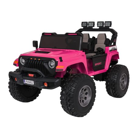 Elektromos játékautó Extreme Sport 4x4 változtatható mérettel rózsaszín