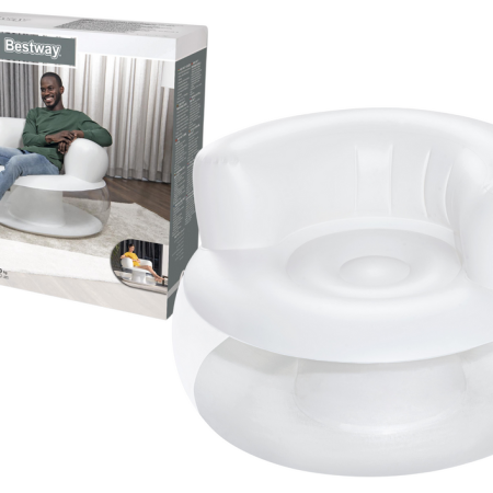 Felfújható szék 112 x 112 x 70 cm Bestway 75138 fehér