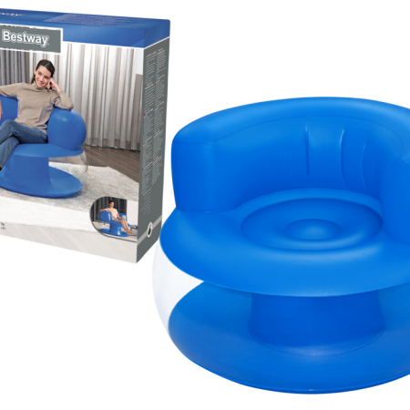 Felfújható szék 112 x 112 x 70 cm Bestway 75138 kék