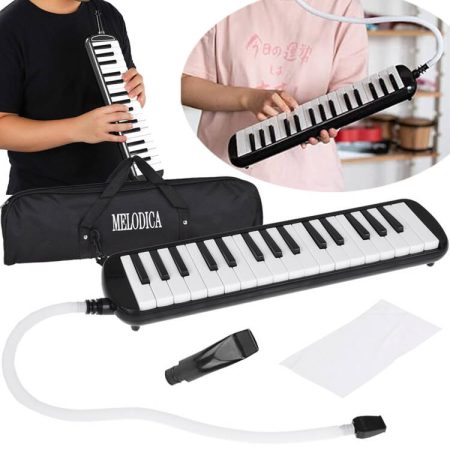 Hangszer Melodica szájharmonika tok két fúvókához IN0175