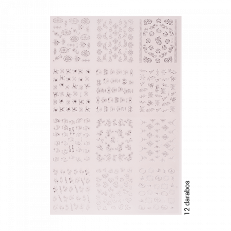Matrica Szett - Ezüst - BN13-24 ()