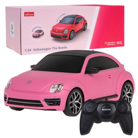 Távirányítós autó Volkswagen Beetle 1:24 színváltós
