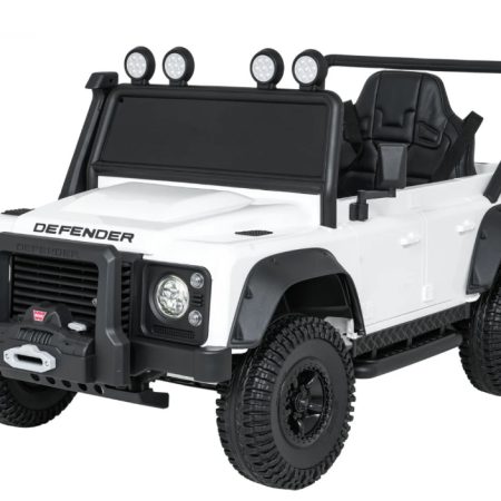 Gyerek elektromos játékautó Land Rover Defender 110 SVX Concept fehér