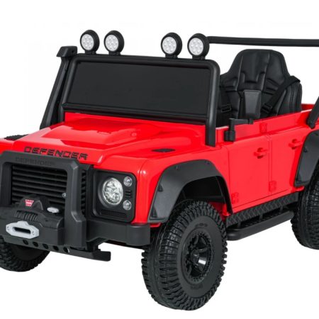 Gyerek elektromos játékautó Land Rover Defender 110 SVX Concept piros